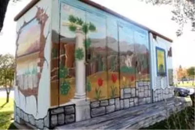 Manisa'daki trafolar sanat eserine dönüştü Manisa'daki trafolar sanat eserine dönüştü
