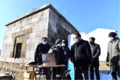 Saltuklu Yılı etkinlikleri öncesi tarihi eserlerin depreme karşı dayanıklılığı ölçülüyor Saltuklu Yılı etkinlikleri öncesi tarihi eserlerin depreme karşı dayanıklılığı ölçülüyor