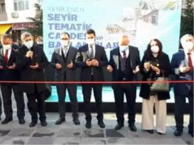Seyir Caddesi yeni görünümüne kavuştu Seyir Caddesi yeni görünümüne kavuştu