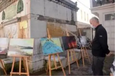 Sinop'ta Deniz Şehitleri için resim sergisi açıldı Sinop'ta Deniz Şehitleri için resim sergisi açıldı