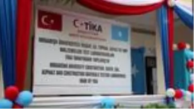 TİKA'dan Mogadişu Üniversitesine laboratuvar desteği TİKA'dan Mogadişu Üniversitesine laboratuvar desteği