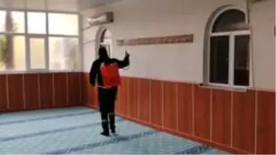 Yahşihan'da dezenfekte çalışmaları Yahşihan'da dezenfekte çalışmaları