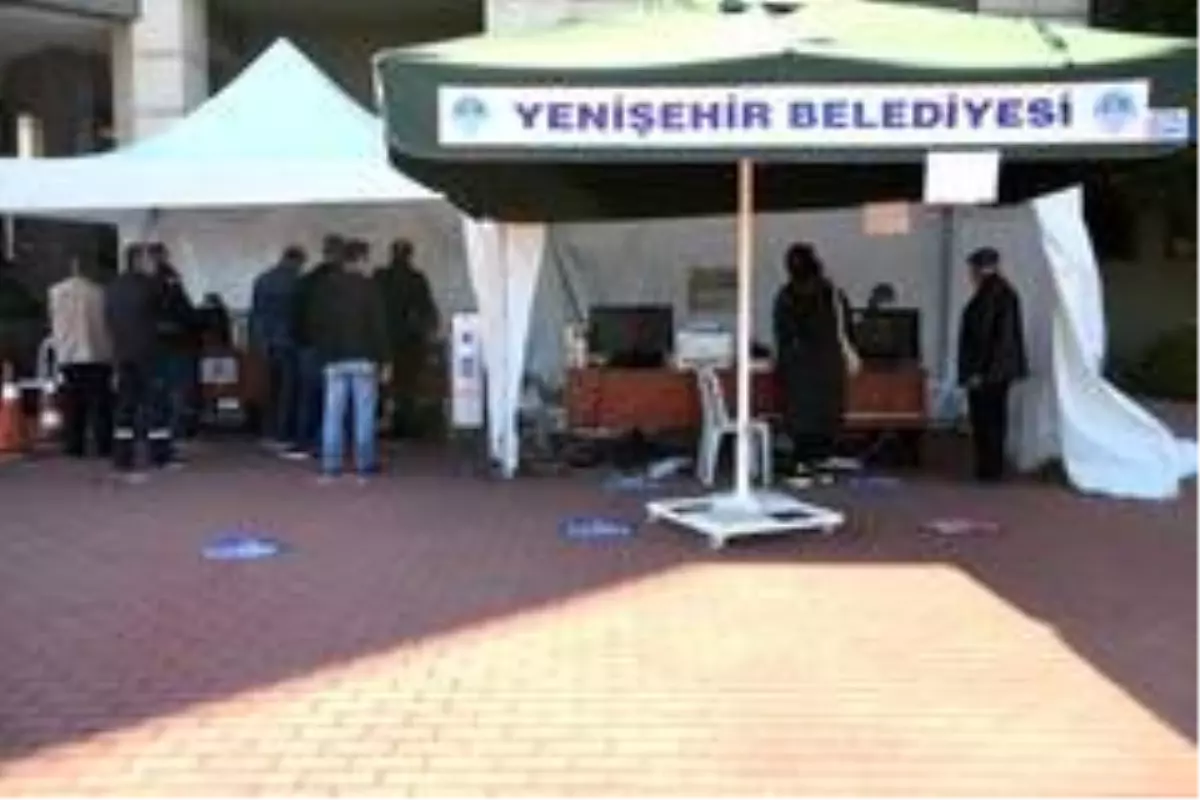 Yenişehir Belediyesinde hafta sonu vezneler açık