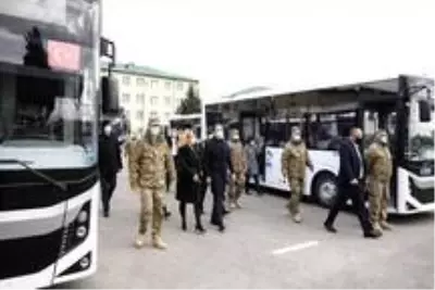Son dakika haber: 12 iş makinesi ve 35 adet otobüs Gürcistan Savunma Bakanlığına teslim edildi Son dakika haber: 12 iş makinesi ve 35 adet otobüs Gürcistan Savunma Bakanlığına teslim edildi