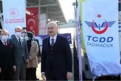 Bakan Karaismailoğlu, TCDD Kombine Taşımacılık Aktarma İstasyonu'nu ziyaret etti (2) Bakan Karaismailoğlu, TCDD Kombine Taşımacılık Aktarma İstasyonu'nu ziyaret etti (2)