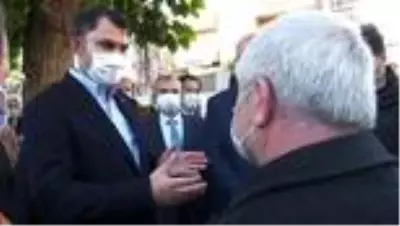 Bakan Kurum, Soğuksu ve Canikli Mahallesinde incelemelerde bulundu Bakan Kurum, Soğuksu ve Canikli Mahallesinde incelemelerde bulundu