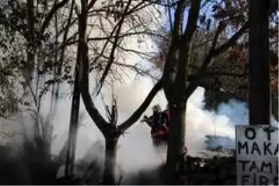 Son dakika! Başkent'te odun deposundaki yangın korkuttu Son dakika! Başkent'te odun deposundaki yangın korkuttu