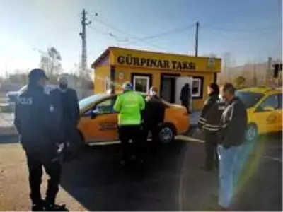 Saray'da korona virüs denetimi Saray'da korona virüs denetimi
