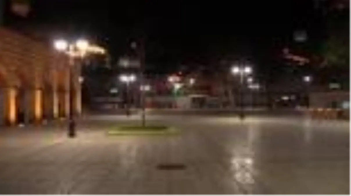 KASTAMONU - Kovid-19 tedbirleri kapsamında sokağa çıkma kısıtlaması