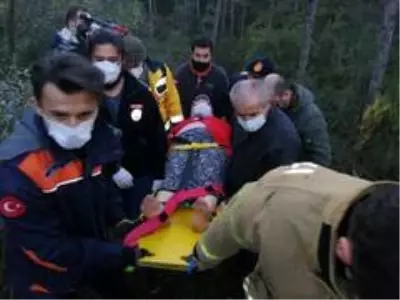 Kayışdağı Ormanı'nda mantar toplarken yere düşen yaşlı kadının ayağı kırıldı Kayışdağı Ormanı'nda mantar toplarken yere düşen yaşlı kadının ayağı kırıldı