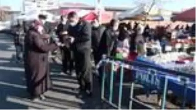 KIRKLARELİ - Halk pazarında Kovid-19 denetimleri artırıldı KIRKLARELİ - Halk pazarında Kovid-19 denetimleri artırıldı
