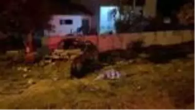 Köpeğe ve bahçe duvarına çarpan otomobilin sürücüsü hayatını kaybetti Köpeğe ve bahçe duvarına çarpan otomobilin sürücüsü hayatını kaybetti