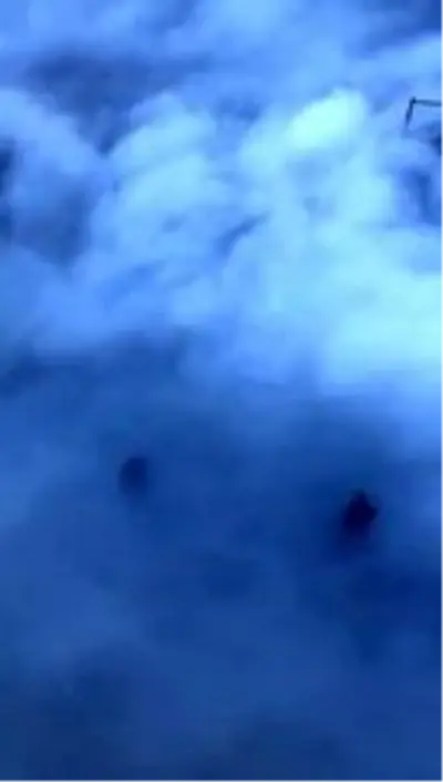 Oksijen kazanındaki sızıntı ortaya bu görüntüleri çıkarttı Oksijen kazanındaki sızıntı ortaya bu görüntüleri çıkarttı