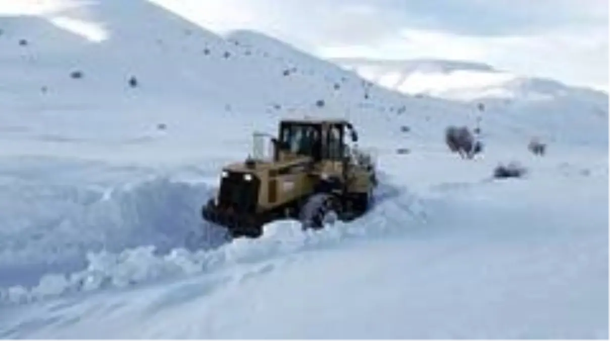 Soğanlı Dağında karla mücadele çalışmaları sürüyor