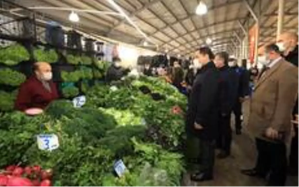 Son dakika haberi | Vali Masatlı'dan istasyon semt pazarında koronavirüs denetimi