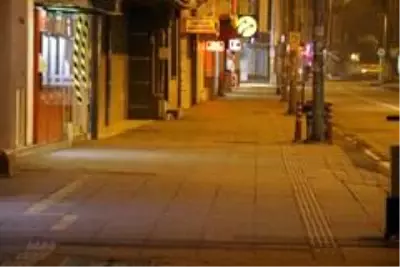 Zonguldak'ta sokağa çıkma kısıtlaması başladı Zonguldak'ta sokağa çıkma kısıtlaması başladı