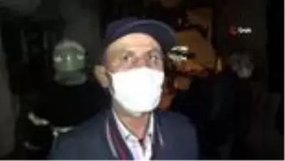 Amasya'da ahşap ev alev alev yandı Amasya'da ahşap ev alev alev yandı