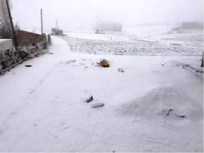 Başkale beyaza büründü Başkale beyaza büründü
