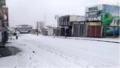 Başkale'de kar yağışı etkili oldu