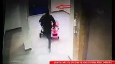 Son dakika haber... Bebek arabası hırsızlığı güvenlik kamerasına yansıdı Son dakika haber... Bebek arabası hırsızlığı güvenlik kamerasına yansıdı