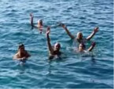 Demre'de kasım sonunda deniz keyfi Demre'de kasım sonunda deniz keyfi