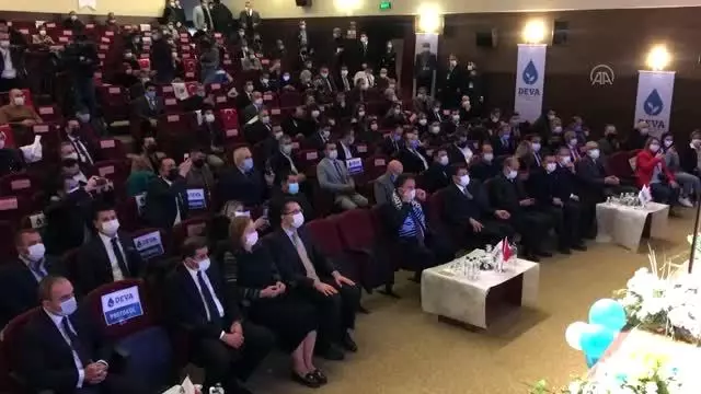 DEVA Partisi Genel Başkanı Ali Babacan, partisinin il ...