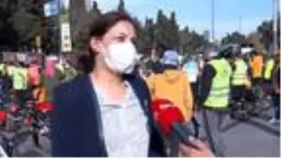 Engellere karşı Şişli'den Üsküdar'a pedal çevirdiler Engellere karşı Şişli'den Üsküdar'a pedal çevirdiler