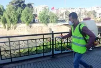 Hatay'ın 15 ilçesinde dezenfeksiyon çalışması Hatay'ın 15 ilçesinde dezenfeksiyon çalışması