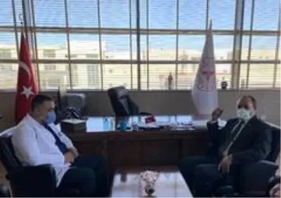MHP'den Şehir Hastanesine ziyaret MHP'den Şehir Hastanesine ziyaret