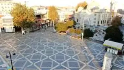 Sokağa çıkma kısıtlamasında dronlu denetim Sokağa çıkma kısıtlamasında dronlu denetim