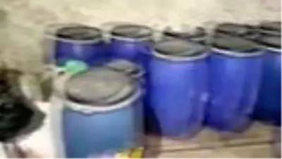 1863 litre sahte içki ele geçirildi 1863 litre sahte içki ele geçirildi