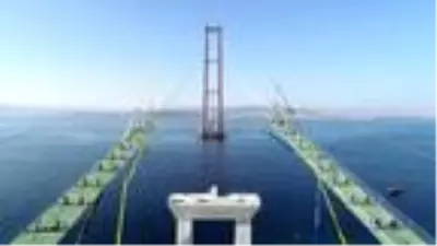 Çanakkale Köprüsü'nün 318 metrelik kuleleri, Eyfel'i geçti Çanakkale Köprüsü'nün 318 metrelik kuleleri, Eyfel'i geçti