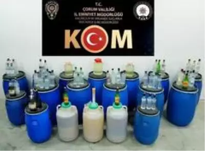 Son dakika haber! - Çorum'da 'kaçak içki' operasyonu: Bin 863 litre ele geçirildi Son dakika haber! - Çorum'da 'kaçak içki' operasyonu: Bin 863 litre ele geçirildi
