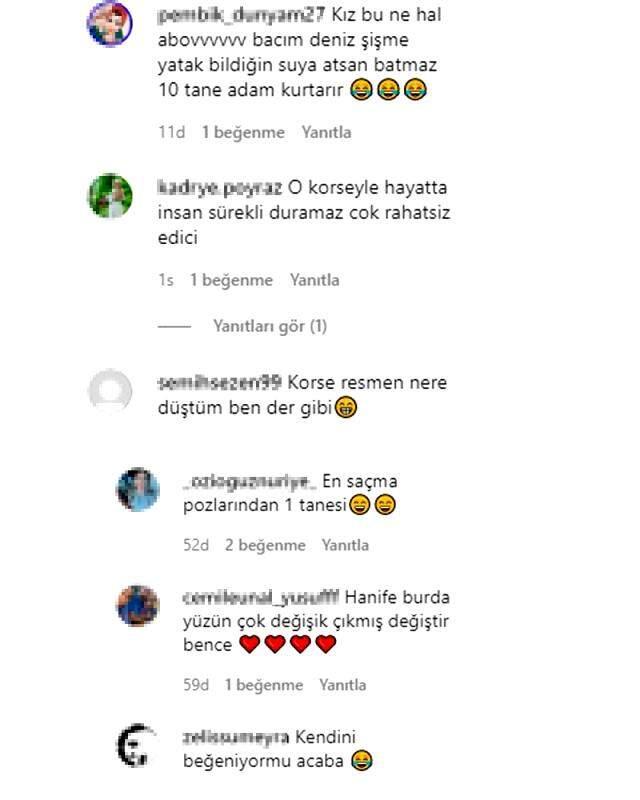 Korse markasının reklamını yapan Hanife Gürdal, verdiği pozla alay konusu oldu Korse markasının reklamını yapan Hanife Gürdal, verdiği pozla alay konusu oldu