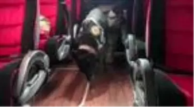 Otobüsteki 87 kilo eroini 'Alfa' buldu Otobüsteki 87 kilo eroini 'Alfa' buldu