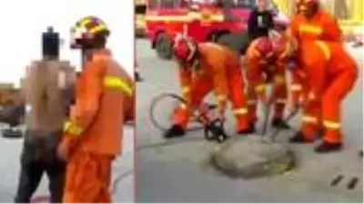 Parmaklarından fark ettiler! Rögar kuyusunda mahsur kalan temizlik işçisi 3 gün sonra kurtarıldı Parmaklarından fark ettiler! Rögar kuyusunda mahsur kalan temizlik işçisi 3 gün sonra kurtarıldı