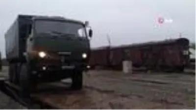 - Rus barış gücüne ait askeri araçlar demiryolu ile Azerbaycan'a ulaştı - Rus barış gücüne ait askeri araçlar demiryolu ile Azerbaycan'a ulaştı