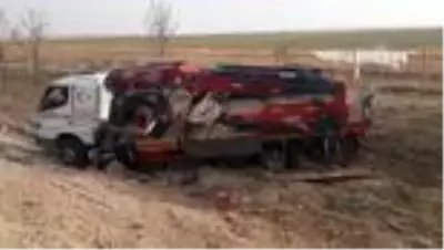 Şarampole yuvarlanan vincin operatörü ağır yaralandı Şarampole yuvarlanan vincin operatörü ağır yaralandı