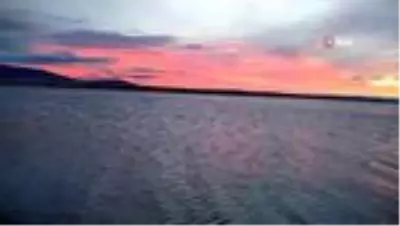 Savcılı Plajı'nda gün batımı Savcılı Plajı'nda gün batımı