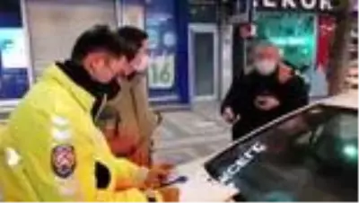 Sokağa çıkma kısıtlamasına uymayanlara para cezası kesildi Sokağa çıkma kısıtlamasına uymayanlara para cezası kesildi