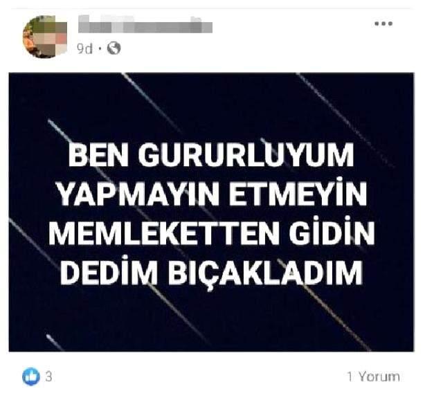 Tartıştığı kız arkadaşını sokak ortasında bacağından bıçakladı: 'Ben gururluyum' dedim Tartıştığı kız arkadaşını sokak ortasında bacağından bıçakladı: 'Ben gururluyum' dedim