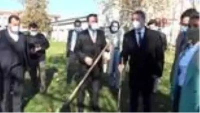 TSE binasının fidanları, Kestel Belediyesi'nden TSE binasının fidanları, Kestel Belediyesi'nden