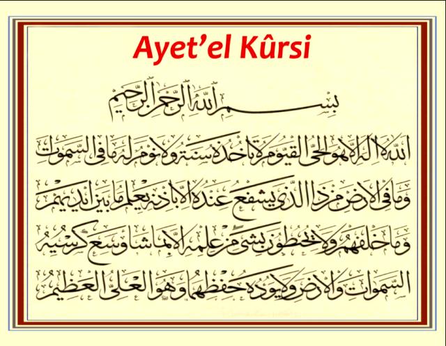 Ayetel Kürsi Duası / Ayetel Kursi Turkce Okunusu Ve Anlami Namazdan Sonra Okursaniz Guncel Haberleri : Bununla birlikte anlamı itibarıyla da sürekli olarak.