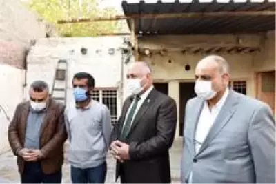 Çadırda yaşayan aileye ev yapılıyor Çadırda yaşayan aileye ev yapılıyor