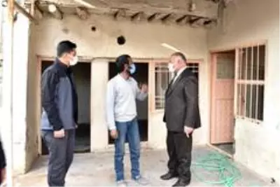 Çadırda yaşayan aileye ev yapılıyor Çadırda yaşayan aileye ev yapılıyor