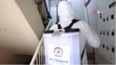 Denizli Büyükşehir dezenfekte çalışmalarına devam ediyor Denizli Büyükşehir dezenfekte çalışmalarına devam ediyor