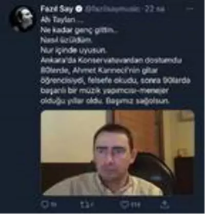 Eski menajer Taylan Güçeli hayatını kaybetti Eski menajer Taylan Güçeli hayatını kaybetti