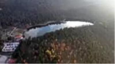 Gölcük Tabiat Parkı'nın muhteşem manzarası havadan görüntülendi Gölcük Tabiat Parkı'nın muhteşem manzarası havadan görüntülendi
