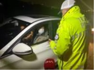 Kısıtlama ile birlikte Tuzla TEM Otoyolu'nda denetimler başladı Kısıtlama ile birlikte Tuzla TEM Otoyolu'nda denetimler başladı