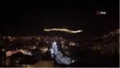 Tarihi Bayburt Kalesi Aydınlatma Projesi'nin açılışı gerçekleşti Tarihi Bayburt Kalesi Aydınlatma Projesi'nin açılışı gerçekleşti